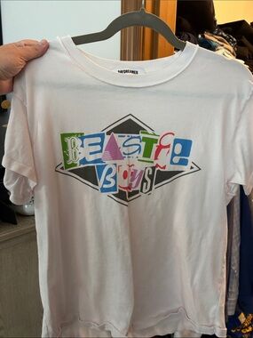 Daydreamer White Beastie Boys Colorblock Graphic Tee